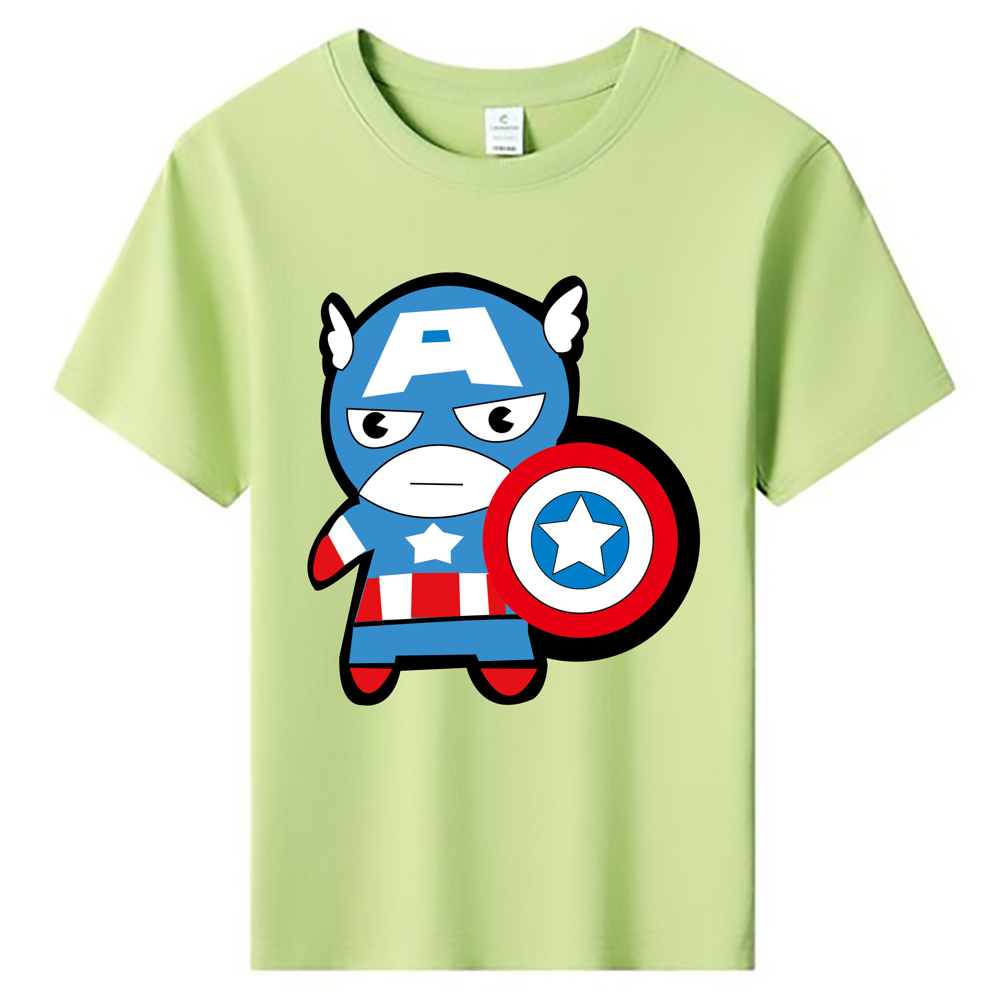 （画像用） アベンジャーズ The Avengers 綿100％キッズTシャツ（フロントプリント）